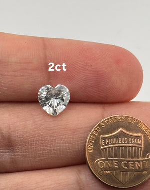 Lab Grown Heart Shape Diamond 1-3 Carats EF/VS1 IGI Certified for Rings, Earrings, and Necklaces