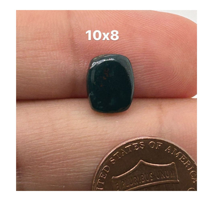 Natural Bloodstone Elongated Cushion Buff Flat Top-cut AA Quality Less Red Spots Available in 10x8MM-18x13MM