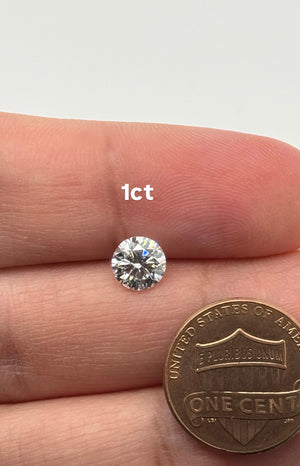 Lab Grown Diamond Round Brilliant Cut - EF Color VS1 Clarity - IGI Certified 1-5 Carats Loose Stones for Jewelry