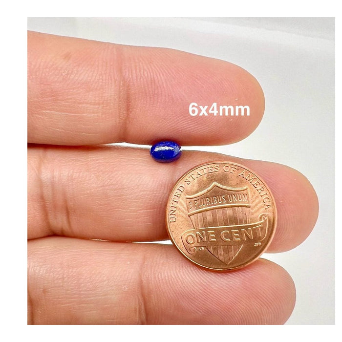 Natural Lapis Oval Shape Calibrated Cabochon Available in 6x4MM-12x10MM