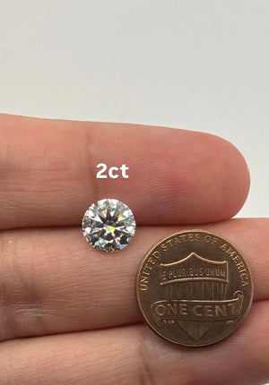 Lab Grown Diamond Round Brilliant Cut - EF Color VS1 Clarity - IGI Certified 1-5 Carats Loose Stones for Jewelry