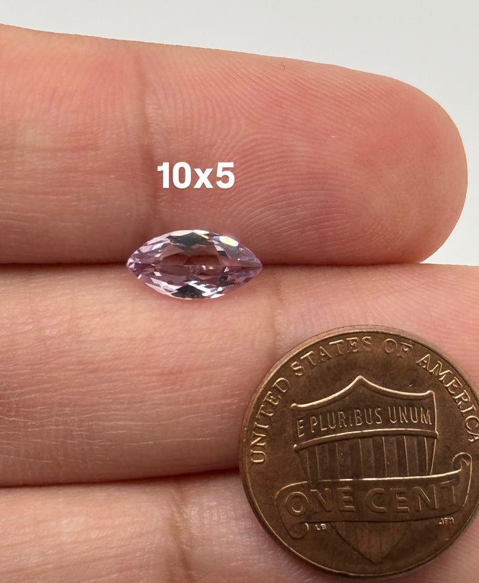 Natural Rose De France Amethyst Marquise Cut AAA Loose Gemstone in 10x5MM