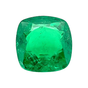 Natural Emerald Cushion Cut