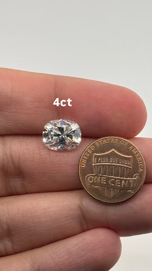 Lab Grown Elongated Cushion Diamond 1-5 Carats EF Color VS1 Clarity IGI Certified for Rings, Earrings, and Necklaces