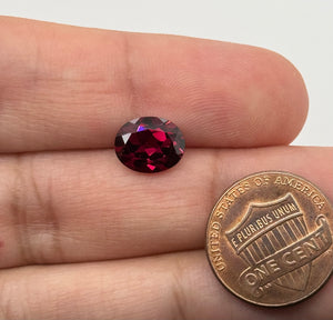 Rhodolite Garnet Oval Cut