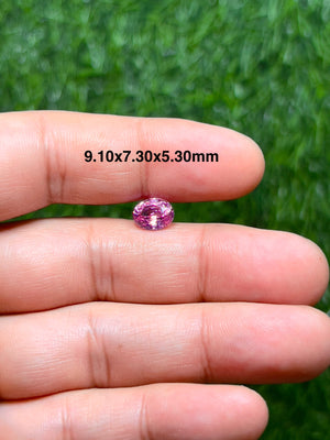 Natural Pink Sapphire – 3.06 Carat Oval Cut AAA Quality Loose Gemstone, Strong Saturation, One-of-a-Kind Fine Jewelry Stone