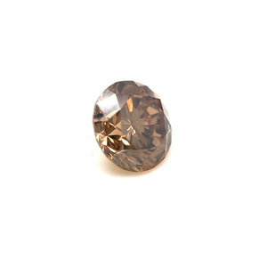 1.33 Cts Natural Fancy Brown Diamond I1 Quality Round Cut