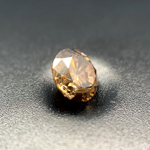 1.33 Cts Natural Fancy Brown Diamond I1 Quality Round Cut