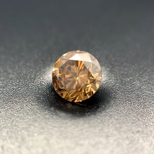 1.33 Cts Natural Fancy Brown Diamond I1 Quality Round Cut