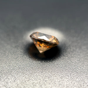 1.33 Cts Natural Fancy Brown Diamond I1 Quality Round Cut