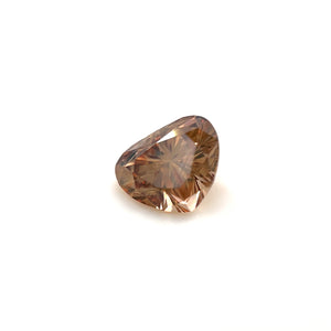 0.57 Cts Natural Fancy Brown Diamond VS1 Quality Heart Cut