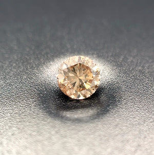 0.55 Cts Natural Fancy Brown Diamond I2 Quality Round Cut