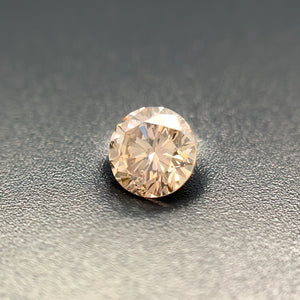 0.49 Cts Natural Fancy Brown Diamond I1 Quality Round Cut