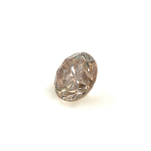 0.49 Cts Natural Fancy Brown Diamond I1 Quality Round Cut