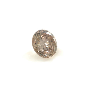 0.49 Cts Natural Fancy Brown Diamond I1 Quality Round Cut