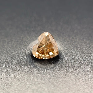 0.47 Cts Natural Fancy Brown Diamond SI2 Quality Heart Cut