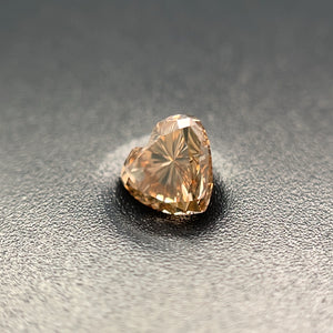 0.47 Cts Natural Fancy Brown Diamond SI2 Quality Heart Cut