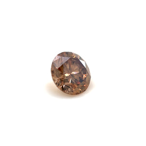 0.42 Cts Natural Fancy Brown Diamond SI1 Quality Round Cut