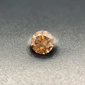 0.42 Cts Natural Fancy Brown Diamond SI1 Quality Round Cut