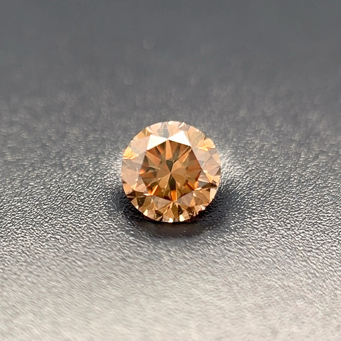 0.42 Cts Natural Fancy Brown Diamond SI1 Quality Round Cut