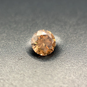 0.42 Cts Natural Fancy Brown Diamond SI1 Quality Round Cut