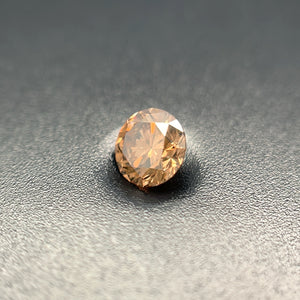 0.42 Cts Natural Fancy Brown Diamond SI1 Quality Round Cut