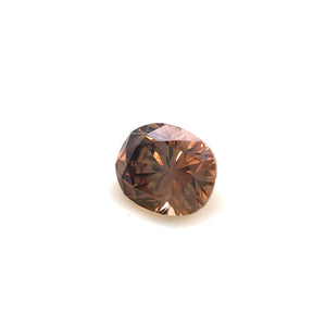 0.46 Cts Natural Fancy Brown Diamond SI1 Quality Oval Cut