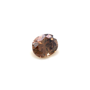 0.46 Cts Natural Fancy Brown Diamond SI1 Quality Oval Cut