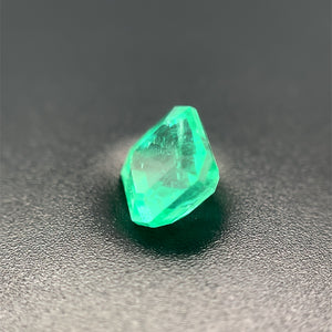 Natural Green Emerald Asscher Cut Gemstone - 7x7mm, 1.77ct Loose Stone for Jewelry Making, May Birthstone, AAA Quality Emerald