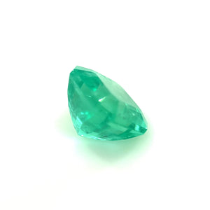 Natural Green Emerald Asscher Cut Gemstone - 7x7mm, 1.77ct Loose Stone for Jewelry Making, May Birthstone, AAA Quality Emerald