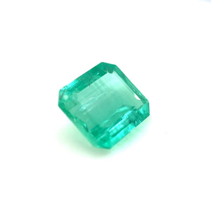 Natural Green Emerald Gemstone - 11x9mm Emerald Cut, 2.80 Carat Loose Stone for Jewelry Making, May Birthstone, Precious Gemstone