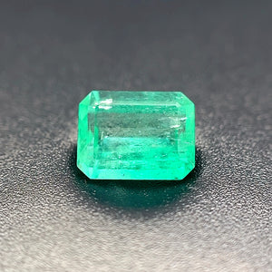 Natural Green Emerald Gemstone - 7.99x6.09mm Emerald Cut 1.31ct Loose Stone for Jewelry Making, Birthstone, May Gemstone