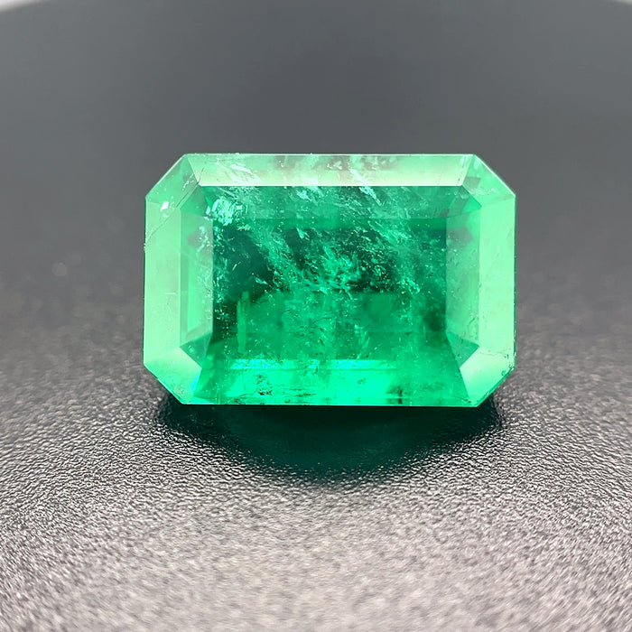 Rare Natural Emerald 12x10mm AAA Quality, 5.90ct Oval Gemstone, Loose Emerald for Custom Jewelry, One of a Kind Genuine Emerald Stone