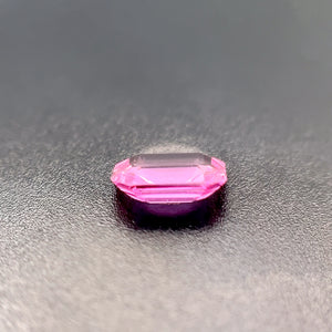 Loose Natural Pink Sapphire 7x5mm Emerald Cut, 1.16ct AAA Quality Gemstone, One of a Kind Pink Sapphire for Custom Jewelry