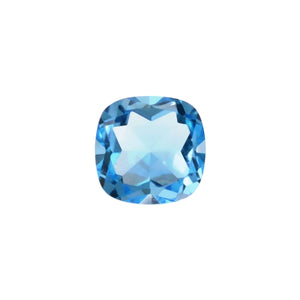 Swiss Blue Topaz Cushion Cut Available in 4mm - 14mm