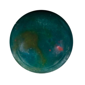 Natural Bloodstone Round Shape Buff | Flat Top AAA Quality with More Red spots Flat Back Stones Available in 7MM-12MM