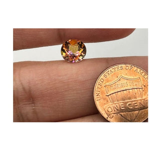 Natural Sunrise Mystic Topaz Round Checkered Cut AAA Quality Faceted Gemstone Available in 5MM-8MM