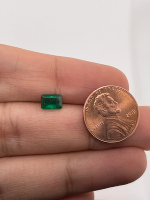 Natural Emerald AA Quality Emerald-Cut Loose Gemstone Available from - 6x4MM - 8x6MM