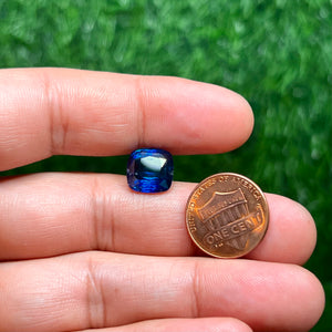 Rare Natural Blue Sapphire – 7.51 Carat Cushion Cut, GIA Certified Loose AA Quality Sapphire, One-of-a-Kind Collector’s Gemstone