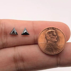 Loose Black Diamond Triangle Shape AAA Quality Available From 3x3MM- 6x6M