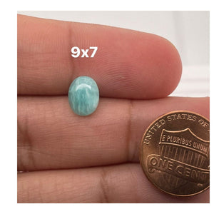 Natural Amazonite Oval Cabs AAA Quality Available in 8.0x6.0MM - 25.0x18.0MM (5pcs Parcel)