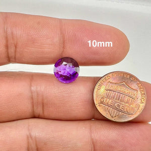 Natural Amethyst Kaleidoscope AAAA Quality Cabochon Available in 10MM