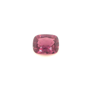 Natural Loose Pink Tourmaline 2.15 Cts Cushion Elongated AAA Quality 9.1x7.1mm Precision Cut Gemstone