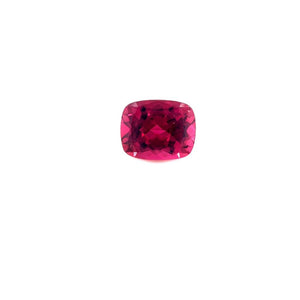 Natural Loose Pink Tourmaline 3.14 Cts Cushion Elongated AAA Quality 10.1x8.1mm Precision Cut Gemstone