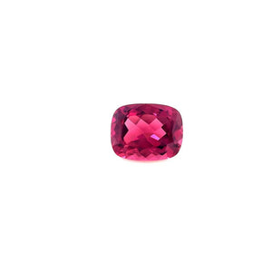 Natural Loose Pink Tourmaline 3.25 Cts Cushion Elongated AAA Quality 10x8mm Precision Cut Gemstone