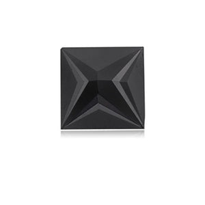 2.24 Cts Treated Fancy Black Diamond AAA Quality Princess Cut