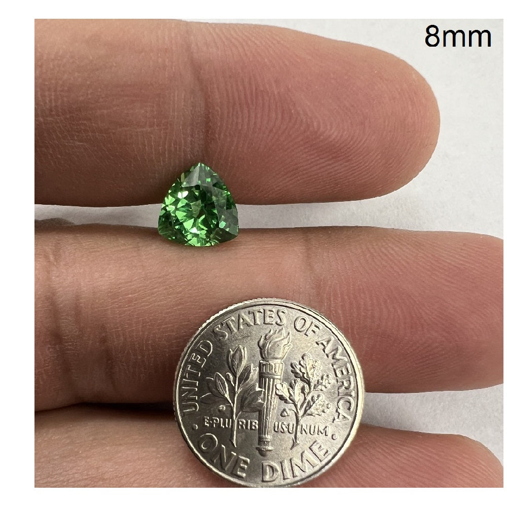 Lab created hot sale green sapphire