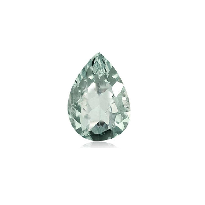 Natural Loose Green Amethyst Pear Cut