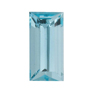 Natural Aquamarine Straight Baguette Cut