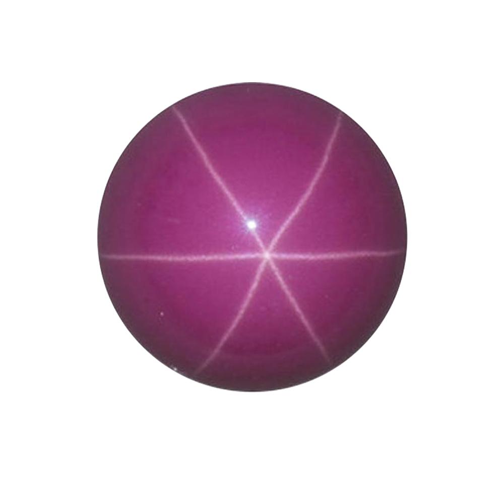 Lab Created Synthetic Star Ruby Round Cabochon – Instagem